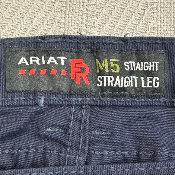 NEW Ariat M5 work pant, flame resistant, navy, size 40/34 - Picture 13 of 16